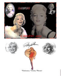Couverture Calendrier Marilyn Monroe 2005