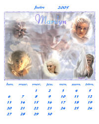 Juin Calendrier Marilyn Monroe 2005