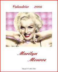 Couverture Calendrier Marilyn Monroe 2006