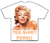 T-shirt Marilyn Monroe personnalis